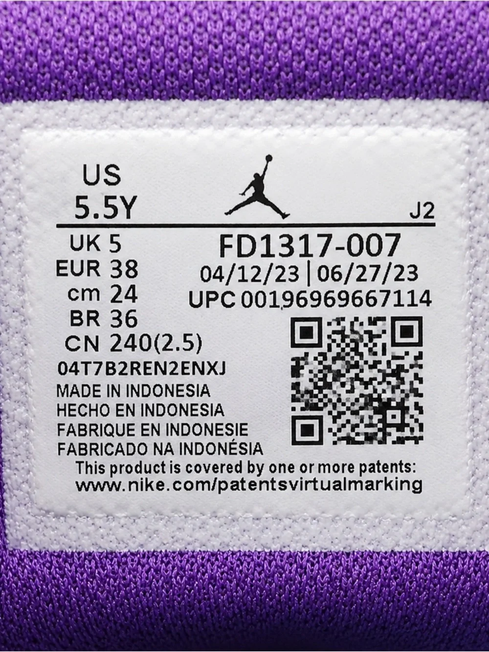 Air Jordan 1 Mid SE GS 5.5Y FD1317-007 Multi Color